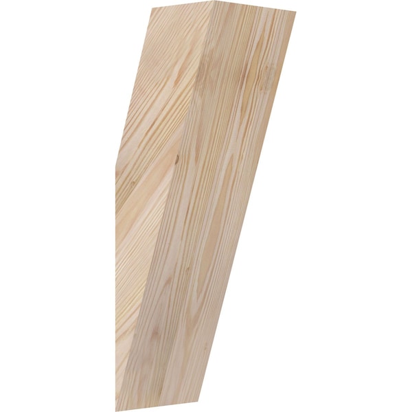 Ekena Millwork 5 1/2"W x 6"D x 18"H Traditional Smooth Knee Brace, Douglas Fir BRC06X06X18TRA00SDF - main